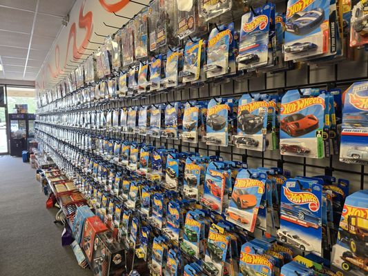 This is the Hot Wheels main line wall. It takes quite a while to go through it, but I did!