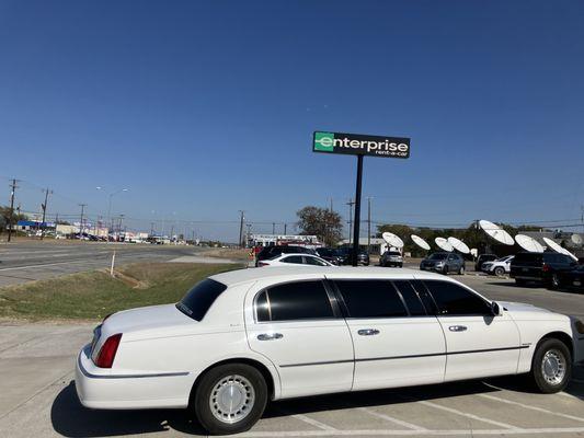 Customers being taken to enterprise Rent-A-Car