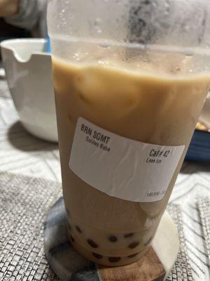 Ordered a brown sugar milk tea and there was no brown sugar to be found! The flavor was meh...disappointing at best.