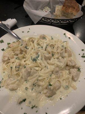 Chicken fettuccine Alfredo