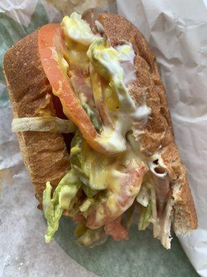 Turkey/ham sub