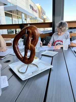 Giant pretzel