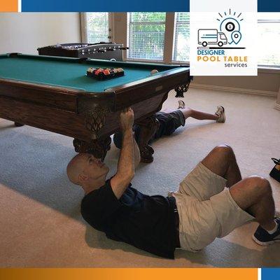 Assembling and disassembling your pool table is NOT something you want to do yourself. Call in the experts and protect your investment.