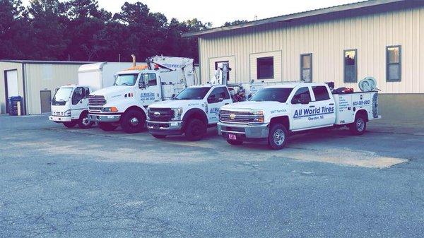 Our service vehicles