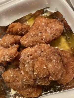 Garlic parm boneless wings