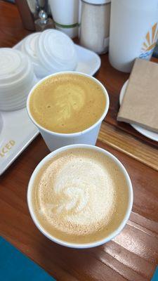 Golden Latte & Cafe Latte