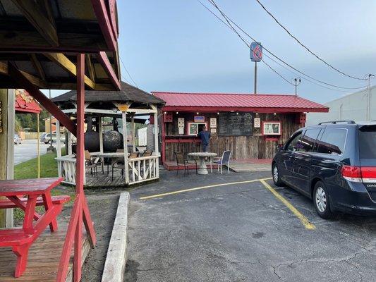 BBQ shack, the size of my garage