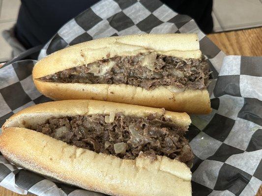 Traditional Philly Cheesesteak wit!