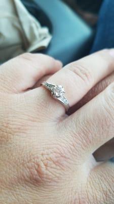 I absolutely love my engagement ring!