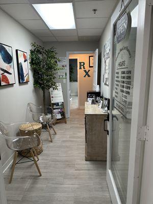 Pharmacy lobby entrance