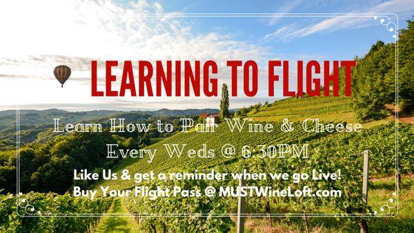 Flight w/ us every Weds @ 6:30PM from home - or join us at the Loft!