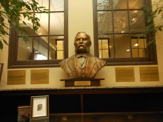 bust of Anson Burlingame