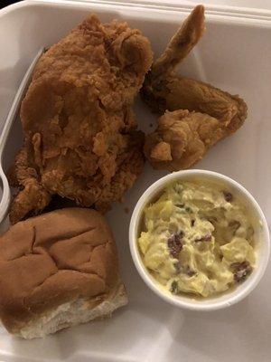 Chicken Snack Box (2 pc) with Potato Salad