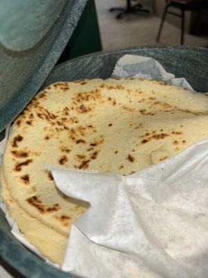 Handmade tortillas