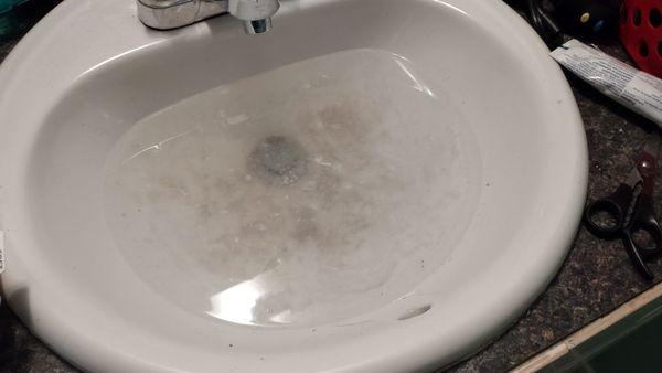 The First Time The Sink Flooded, It Smelled like Chemicals And Sewage