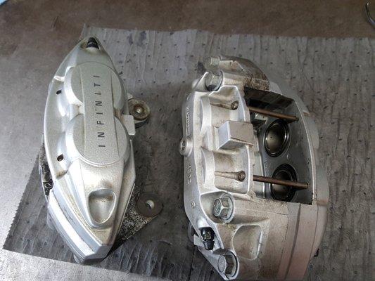 Front Akebono brakes