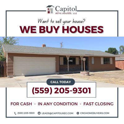 We Buy Houses For Cash!