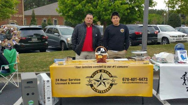 Juan And Felix at Spring spruce up in Seven Hills Dallas GA