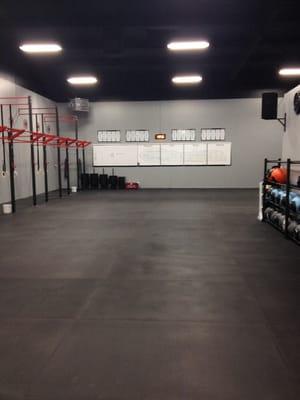 A lot of open space to get your WOD on.