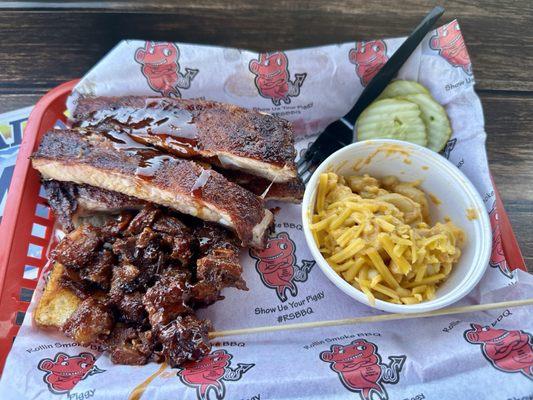 Burnt ends and Ribs