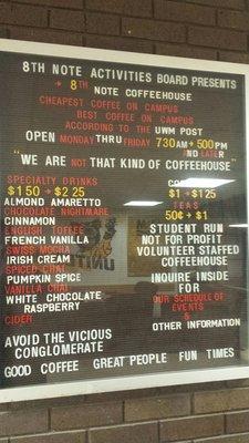 "We Are Not That Kind of Coffeehouse"