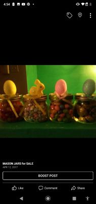 I SELL ALL KINDS OF CANDY MASON JARS ALL YEAR ROUND