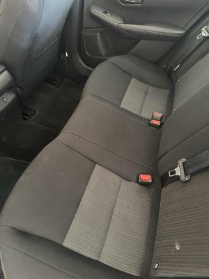 Full back seat wear shown