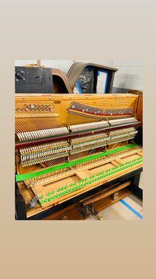 Upright piano restoration