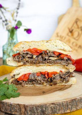 Or Crispy yet mouthwatering Steak Sandwich