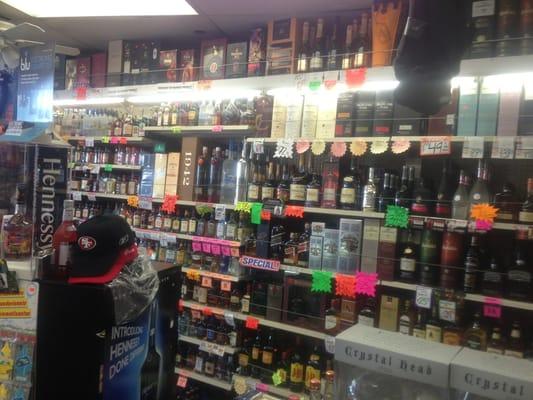 Most liquor selection in the whole tri city area