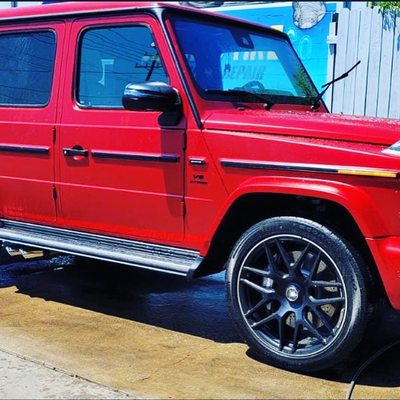 G-wagon getting a detail