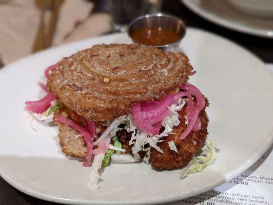 Seasonal: Churro chicken sandwich