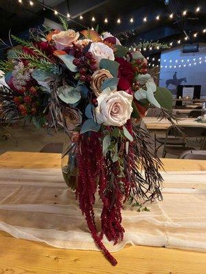 Bouquet from a winter wedding