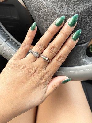 Emerald green full set