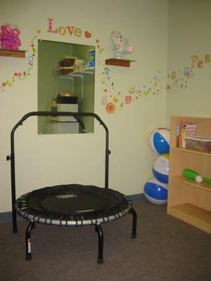 KB's Child Care room.  Bring your children in while you work-out.  Our staff has fun activities planned to keep them active.