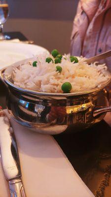 Basmati rice in a beautiful bowl