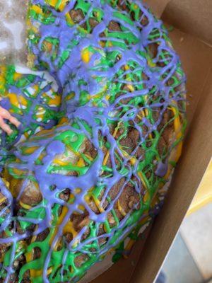 Pecan & Cream Cheese King Cake