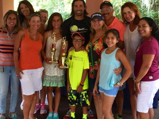 Lake Cane Open Tennis Women's and Men's Champions