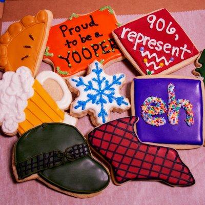 Yooper Frosted Sugar Cookie Set (Contains 12-15 cookies)