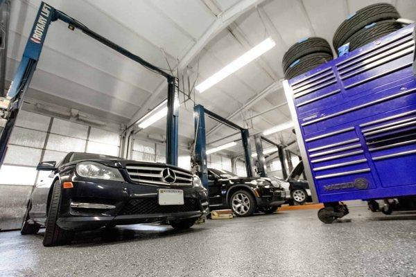 We take pride in working with Mercedes, BMW, and other import vehicles at our shop in Leesburg Virginia.