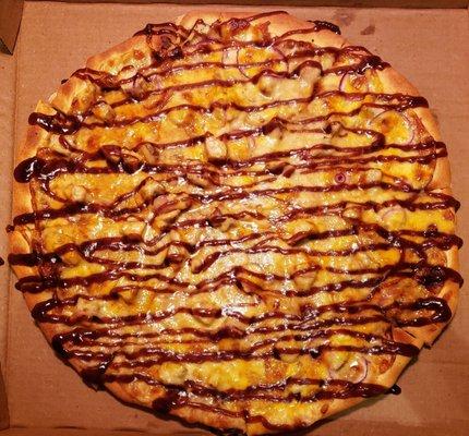 BBQ Chicken Pizza from Downtown Dempsey's