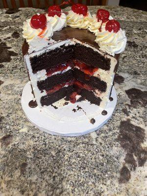 How NOT to make a Black Forest Cake.