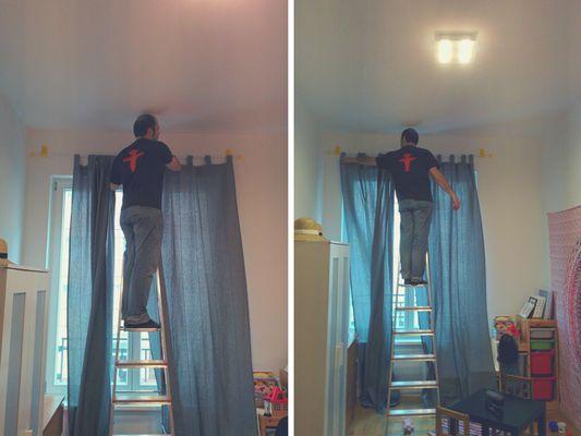 Curtain Rod Installation