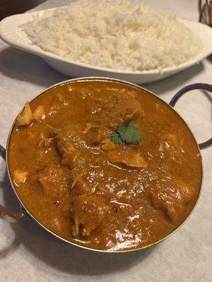 38. Chicken Vindaloo Dinner