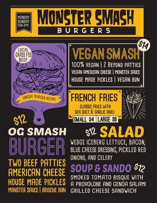 Monster Smash Burgers