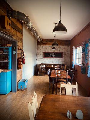 Vintage dining area