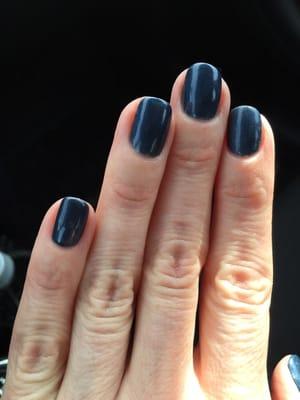 Nice job with gel manicure