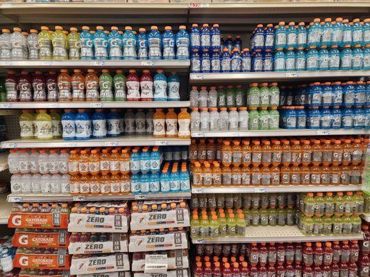 Gatorade as far as the eye can see!