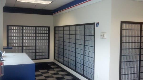 Mailboxes for rent