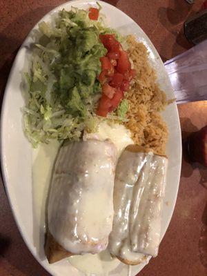 Seafood Chimichangas